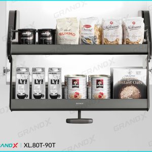 Giá nâng hạ 2 tầng nhôm Alloy Titanium - XL80T