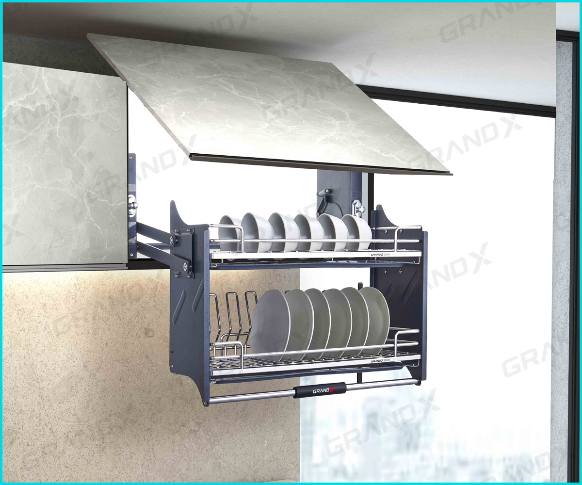 Giá bát nâng hạ INOX 304 Oval Grand X - XL60M