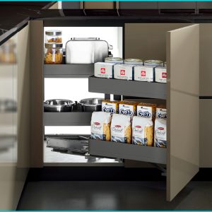 Kệ góc liên hoàn nhôm Titanium cao cấp - XMC45TL/R