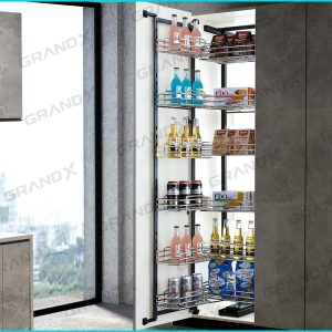 Tủ đồ khô 6 tầng Inox 304 nan Oval cánh mở - XPR.600M